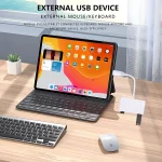 AJ-108PRO 6 in 2 USB-C / Type-C + 8 Pin Interface Multi-function Camera Card Reader, 6 in 2 Type-C + 8 Pin - Image 4