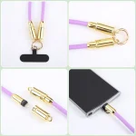Data Cable Phone Anti-lost Crossbody Lanyard, Length: 1.2m, Type-C to 8 Pin Silicone, Type-C to Type-C Silicone - Image 7