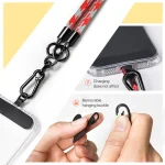 8mm Adjustable Phone Anti-lost Neck Chain Nylon Crossbody Lanyard, Adjustable Length: about 75-135cm - Image 3