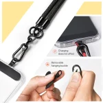 10mm Solid Color Adjustable Phone Anti-lost Neck Chain Nylon Crossbody Lanyard, Adjustable Length: about 75-135cm - Image 3