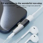 2 in 1 USB-C / Type-C to 3.5mm + USB-C / Type-C DAC Audio Phone Charging Adapter, Type-C to 3.5mm + Type-C - Image 3