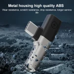 2 in 1 USB-C / Type-C to 3.5mm + USB-C / Type-C DAC Audio Phone Charging Adapter, Type-C to 3.5mm + Type-C - Image 5