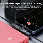 2 in 1 USB-C / Type-C to Dual USB-C / Type-C T-Type Audio Mobile Phone Charging Adapter, Type-C to Dual Type-C - Image 3