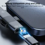 2 in 1 USB-C / Type-C to Dual USB-C / Type-C T-Type Audio Mobile Phone Charging Adapter, Type-C to Dual Type-C - Image 5