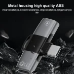 2 in 1 USB-C / Type-C to Dual USB-C / Type-C T-Type Audio Mobile Phone Charging Adapter, Type-C to Dual Type-C - Image 6