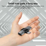 2 in 1 USB-C / Type-C to Dual USB-C / Type-C T-Type Audio Mobile Phone Charging Adapter, Type-C to Dual Type-C - Image 7
