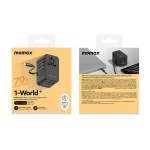 MOMAX 1-World+ 70W Gallium Nitride Expansion Cable Global Conversion Socket Power Adapter - Image 11