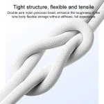 MOMAX 100W DC28 USB-C/Type-C to USB-C/Type-C Braided Data Cable, Length: 2m - Image 5