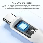 MOMAX 100W DC28 USB-C/Type-C to USB-C/Type-C Braided Data Cable, Length: 2m - Image 6