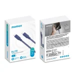 MOMAX 100W DC28 USB-C/Type-C to USB-C/Type-C Braided Data Cable, Length: 2m - Image 8