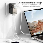 MOMAX UA15 1-World+ 120W Gallium Nitride Global Conversion Socket Power Adapter - Image 3