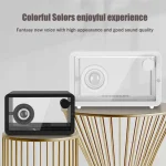 M8 Simple Fashion Transparent Bluetooth Speaker Subwoofer with Ambient Light - Image 3
