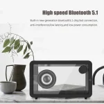 M8 Simple Fashion Transparent Bluetooth Speaker Subwoofer with Ambient Light - Image 6
