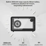 M8 Simple Fashion Transparent Bluetooth Speaker Subwoofer with Ambient Light - Image 8