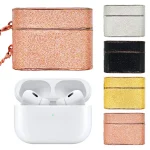 Cylindrical Glitter Leather Texture Bluetooth Earphone Protective Case, For AirPods 4, For AirPods Pro 2, For AirPods 3, For AirPods Pro, For AirPods 2 / 1 - Image 2