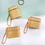 Cylindrical Glitter Leather Texture Bluetooth Earphone Protective Case, For AirPods 4, For AirPods Pro 2, For AirPods 3, For AirPods Pro, For AirPods 2 / 1 - Image 3