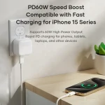 ROCK Z20 60W USB-C / Type-C to USB-C / Type-C Fast Charging Data Cable, RCB0872 - Image 4