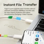 ROCK Z20 60W USB-C / Type-C to USB-C / Type-C Fast Charging Data Cable, RCB0872 - Image 5