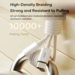 ROCK Z20 60W USB-C / Type-C to USB-C / Type-C Fast Charging Data Cable, RCB0872 - Image 7