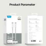 ROCK Z20 60W USB-C / Type-C to USB-C / Type-C Fast Charging Data Cable, RCB0872 - Image 8