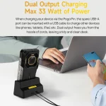 Ulefone UAS22 33W Desk Charging Dock For Armor 26 Ultra - Image 8