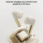 ROCK RAU0766 Bubble Transparent TWS Wireless Bluetooth Earphone with Lanyard - Image 7