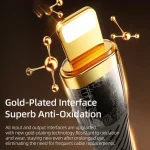 ROCK G20 Two to Three 5A USB+Type-C to 8 Pin+Type-C+Micro USB Fast Charging Data Cable, Length: 1.5m, 2 to 3 - Image 6