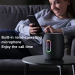 Zealot S64 Shocking Sound Super Subwoofer Bluetooth Speaker with RGB Light, S64 - Image 8