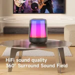 Zealot S66M RGB Rhythmic Light Karaoke Wireless Speaker, Single Mic, Dual Mic - Image 5