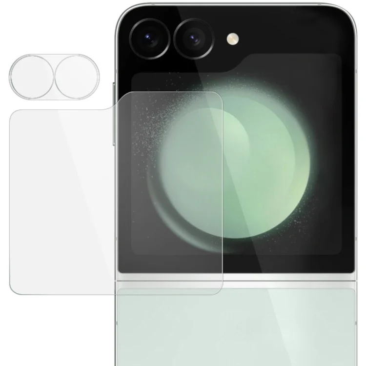 1 Sets imak Integrated Lens Film + Glass Rear Screen Sticker, For Samsung Galaxy Z Flip6