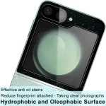 1 Sets imak Integrated Lens Film + Glass Rear Screen Sticker Black Version, For Samsung Galaxy Z Flip6 - Image 3