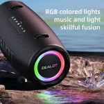 Zealot S87 80W Portable Outdoor Bluetooth Speaker with RGB Light, S87 - Image 6