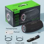 Zealot S87 80W Portable Outdoor Bluetooth Speaker with RGB Light, S87 - Image 9