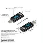 Charging Adapter with Digital Display, 8 Pin Male to Type-C Female 35W, Type-C Male to 8 Pin Female 35W, Type-C Male to Type-C Female 140W - Image 2