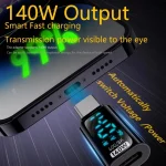 Charging Adapter with Digital Display, 8 Pin Male to Type-C Female 35W, Type-C Male to 8 Pin Female 35W, Type-C Male to Type-C Female 140W - Image 4