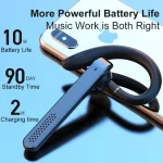 890 Ear-mounted ENC Noise Reduction Wireless Bluetooth Earphone - Image 5