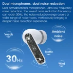 Langsdom TA08 Active Noise Reduction Wireless Bluetooth Earphone - Image 2