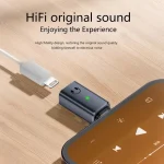 8 Pin Female to Type-C Male Adapter Hi-Fi Audio Sound Card Connector, Charging + Audio - Image 2