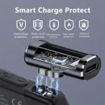 For Shokz Bone Conduction Bluetooth Earphone Charging Conversion Adapter, Type-C Side Bend, Type-C Elbow, 8 Pin Side Bend, 8 Pin Elbow - Image 4