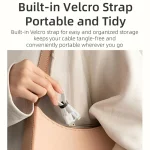 ROCK P8 Prime Series 1m USB Fast Charging Data Cable, 2.4A 8 Pin, 2A USB-C / Type-C - Image 7