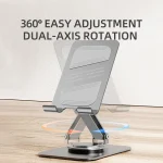 ROCK Desktop Rotating Metal Mobile Phone Holder - Image 5