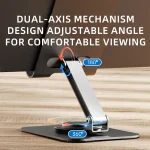 ROCK Desktop Rotating Metal Mobile Phone Holder - Image 6