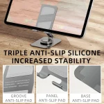 ROCK Desktop Rotating Metal Mobile Phone Holder - Image 8