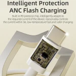 ROCK P8 Prime Series 1m USB-C / Type-C Fast Charging Data Cable, PD27W 8 Pin, PD60W USB-C / Type-C - Image 5