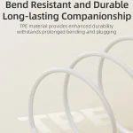 ROCK P8 Prime Series 1m USB-C / Type-C Fast Charging Data Cable, PD27W 8 Pin, PD60W USB-C / Type-C - Image 7