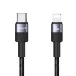 USAMS SJ729 30W USB-C/Type-C to 8 Pin Aluminum Alloy Data Cable, Length: 1.2m, SJ729