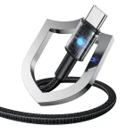 USAMS SJ727 240W USB-C / Type-C to USB-C / Type-C Aluminum Alloy Data Cable, Length: 1.2m, SJ727 - Image 3