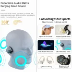 Hileo HI76 Sport Air Conduction Bluetooth Noise Reduction Headphones - Image 7