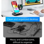 ROCK W52 4 in 1 Multifunctional Foldable Wireless Charger Stand - Image 3