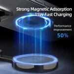 ROCK W52 4 in 1 Multifunctional Foldable Wireless Charger Stand - Image 5